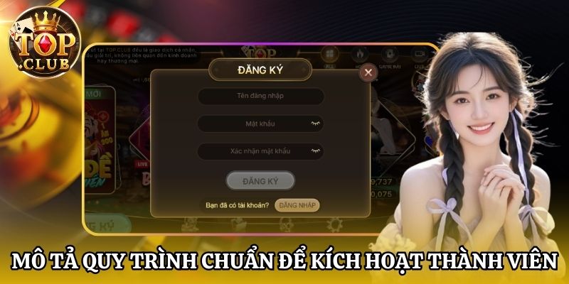 Mô tả quy trình chuẩn để kích hoạt thành viên