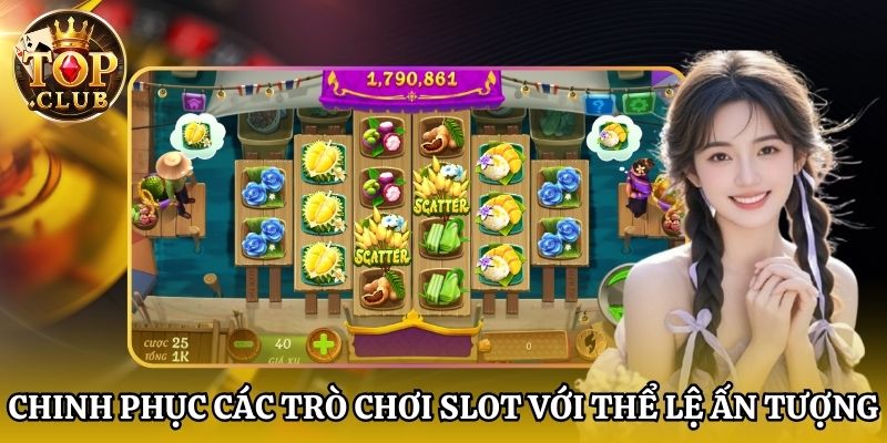 Chinh phục các trò chơi slot với thể lệ ấn tượng
